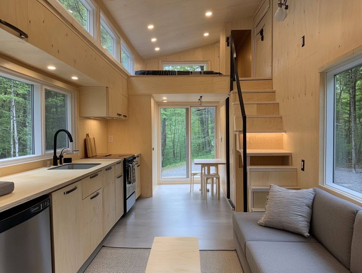 A visual representation of making a tiny house accessible