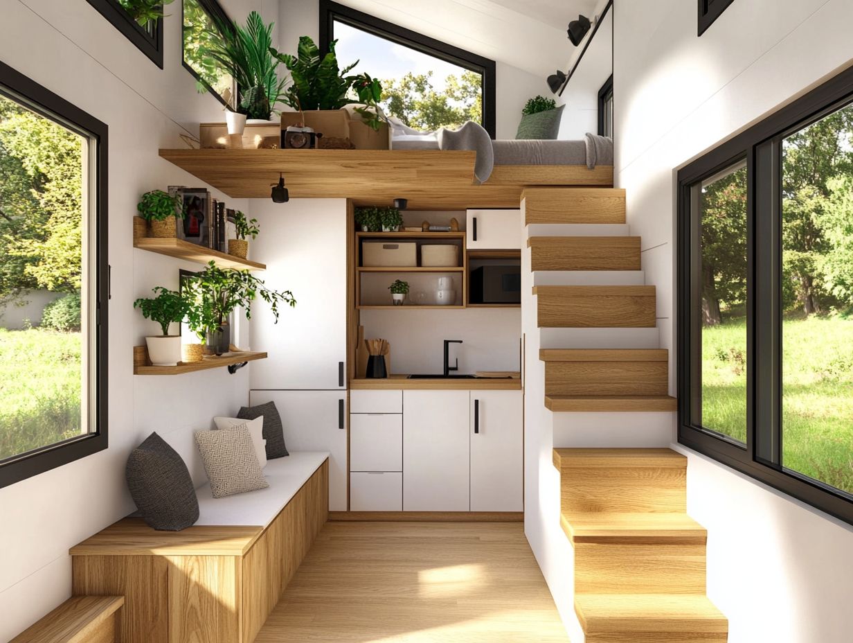 Maximize storage in a tiny house with effective strategies.