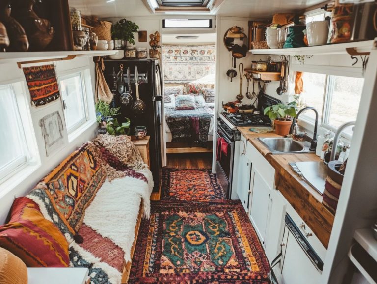 How to Use Rugs to Define Spaces in Tiny Homes