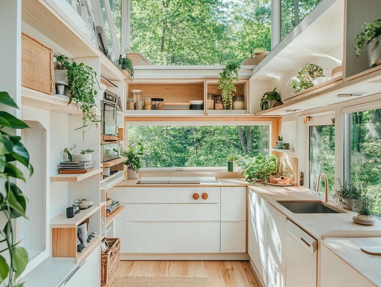 Stylish and practical ways to use vertical space in tiny homes