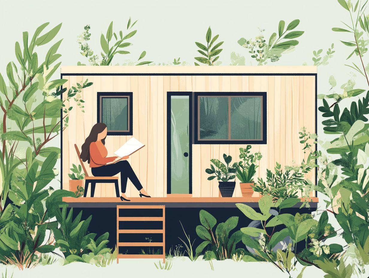 Infographic summarizing key takeaways for tiny house enthusiasts.