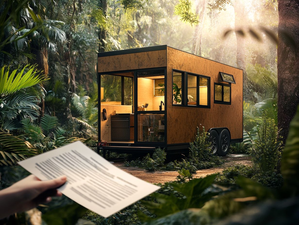 A visual guide to key takeaways on tiny house ownership