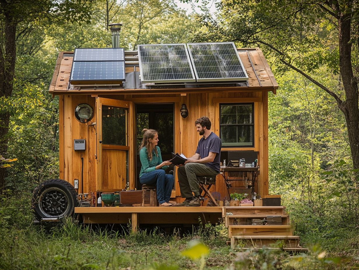 Visual Summary of Key Takeaways for Tiny House Utilities