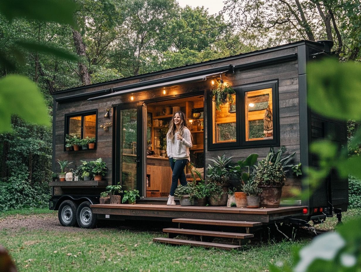 Image illustrating the concept of a tiny house.