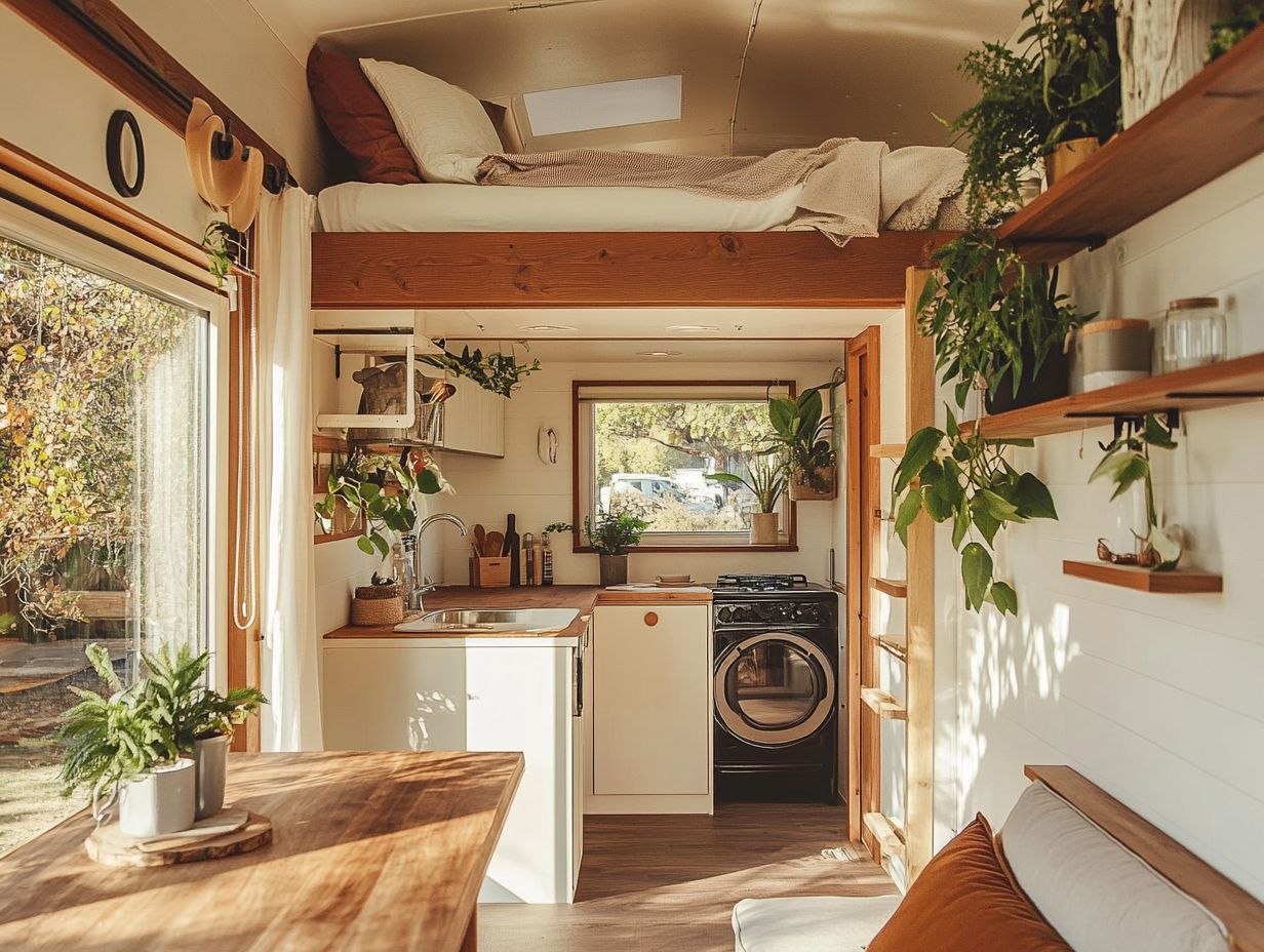 What challenges have you faced while living in a tiny house?