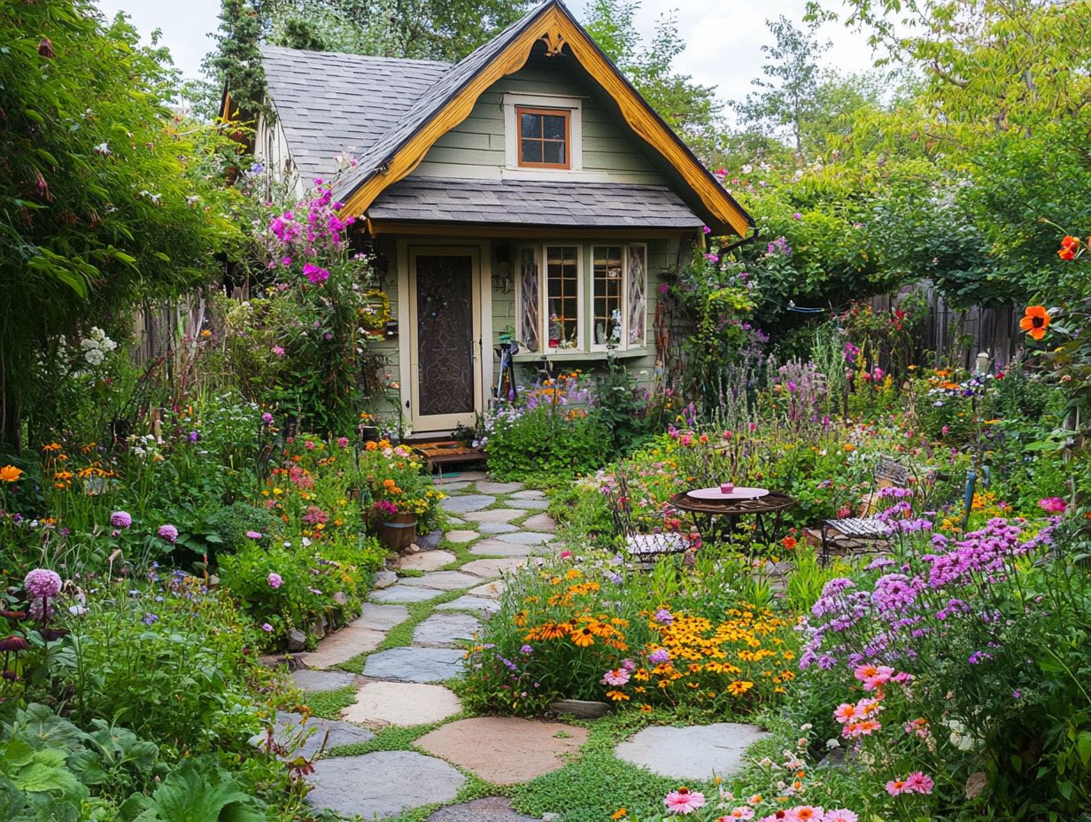 Why is landscaping important for tiny houses?