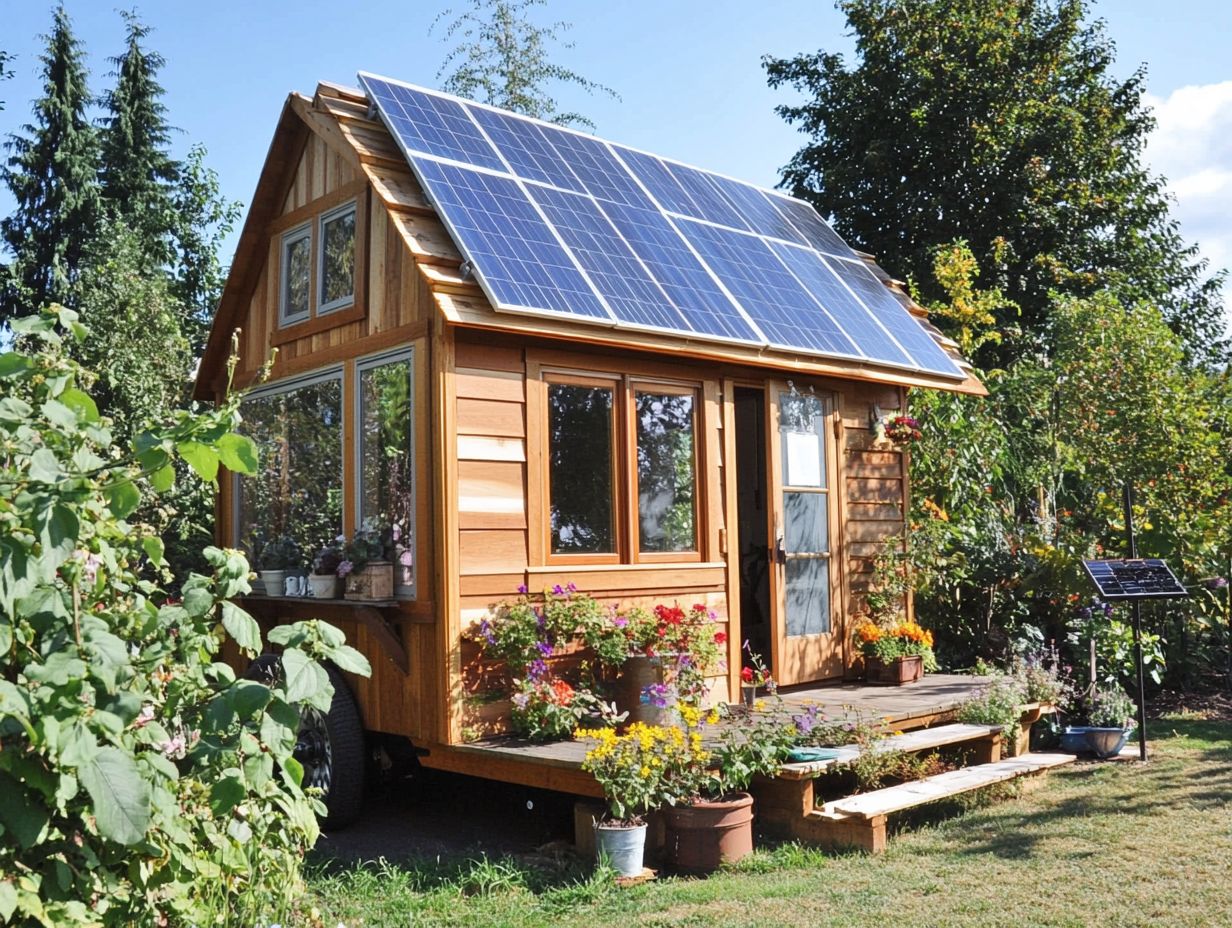 Sustainable Materials and Design Strategies for Tiny Houses