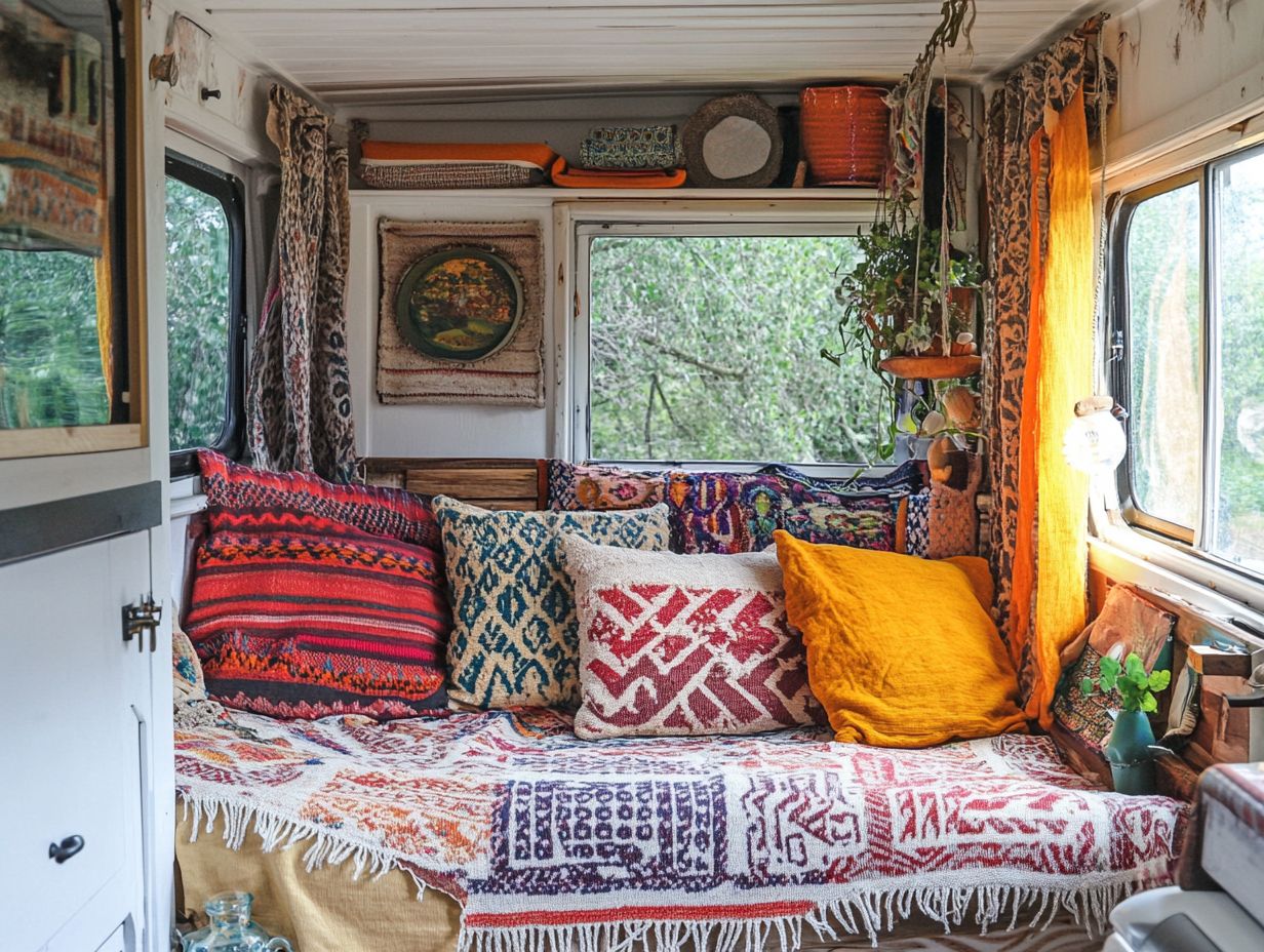 How do textiles contribute to the sustainability of tiny house design?