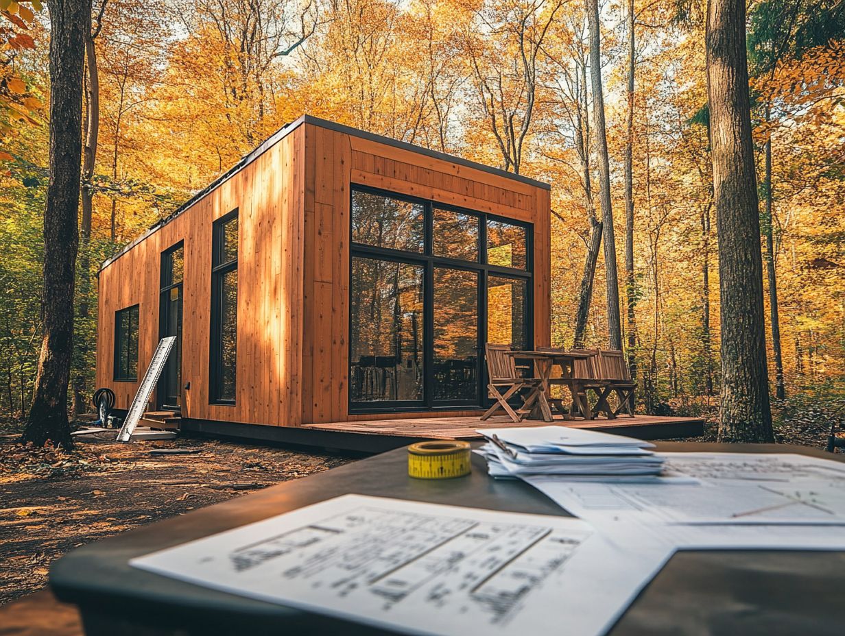 Building permit requirements for tiny houses.