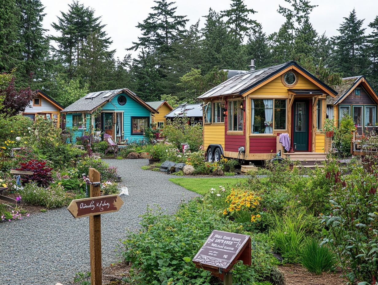 What is the legal framework for tiny house communities?