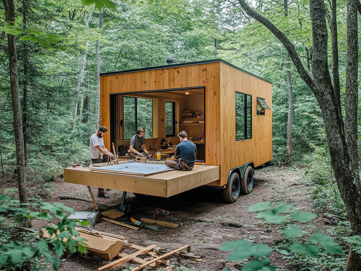 What are the legal requirements for constructing a tiny house?