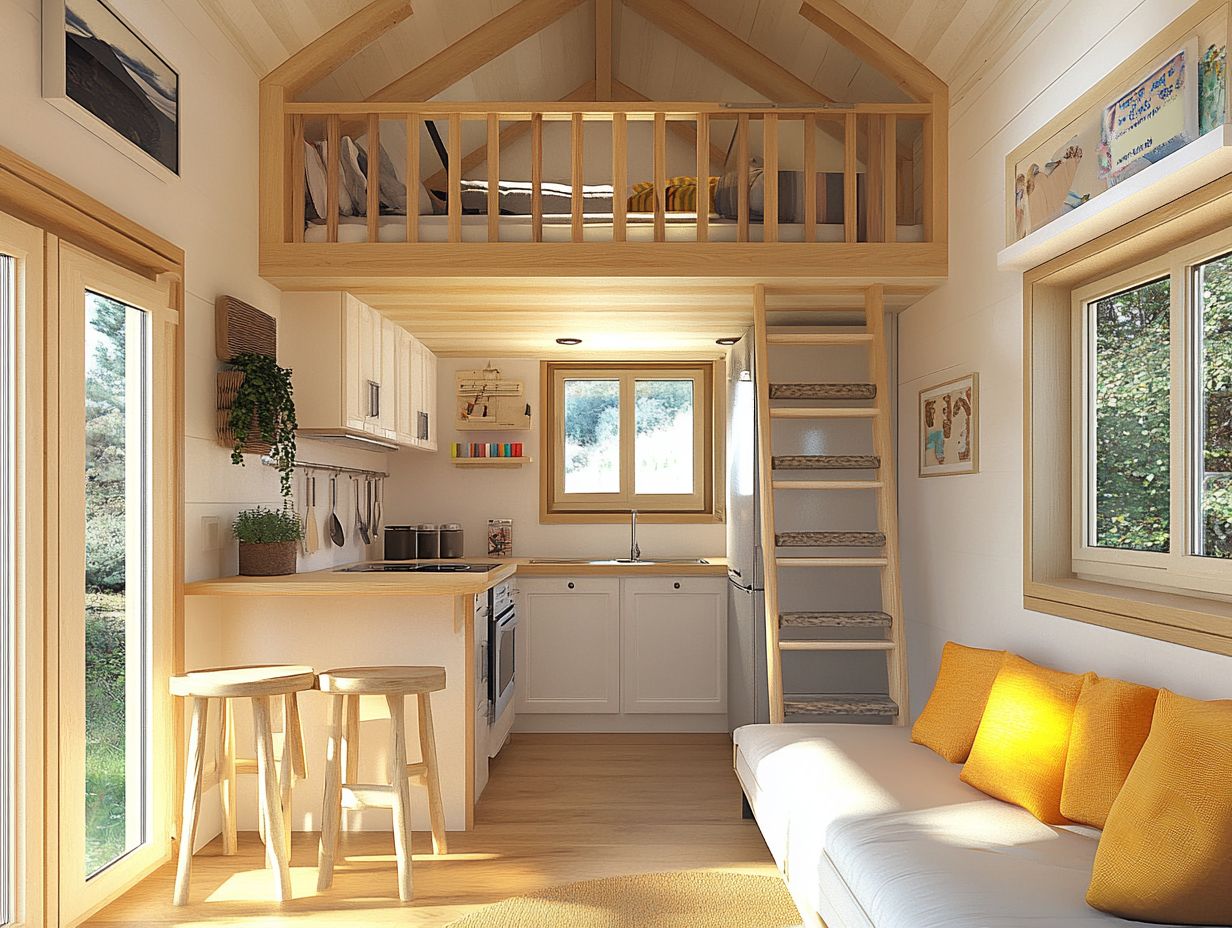 Image showing child-friendly features in a tiny house