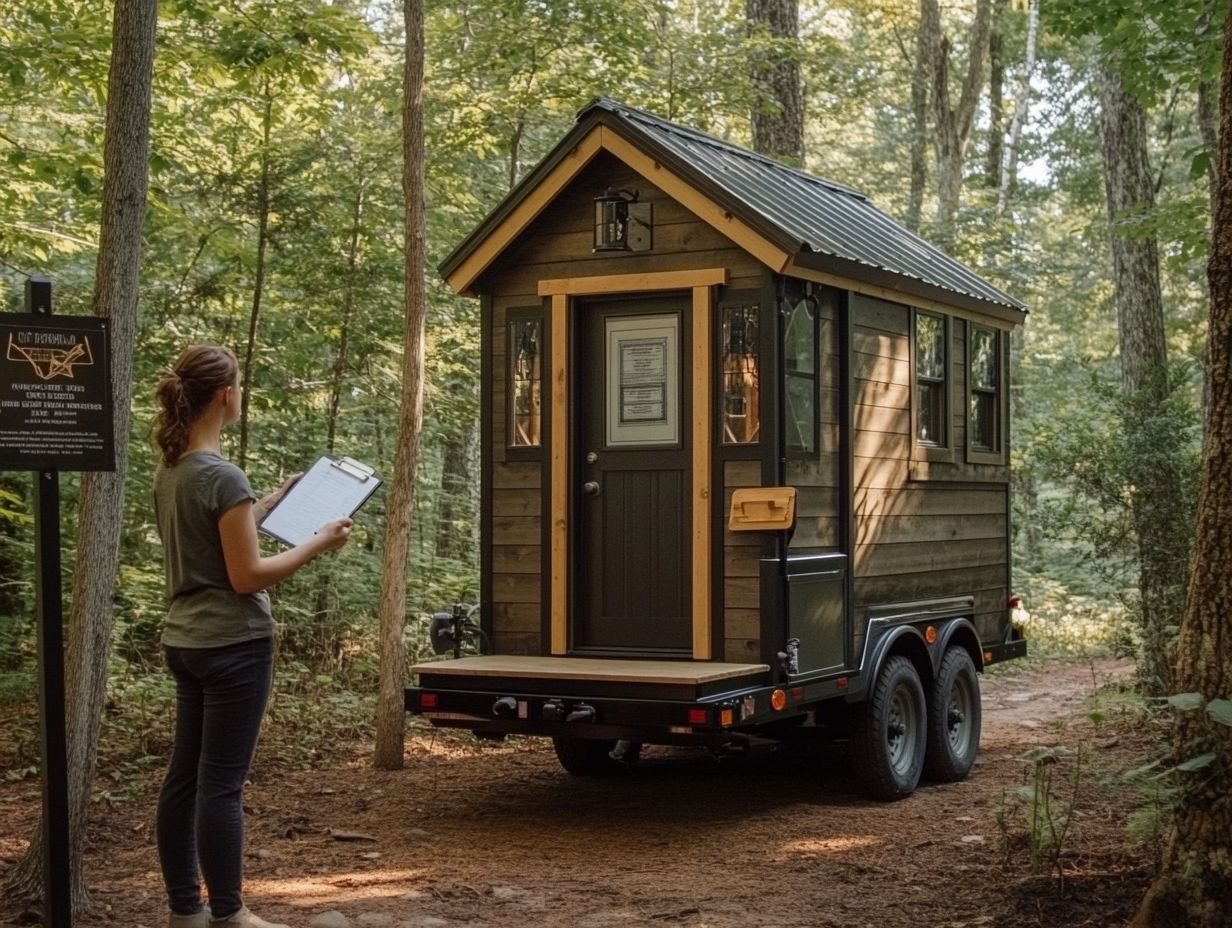 Image illustrating compliance with building codes for tiny homes