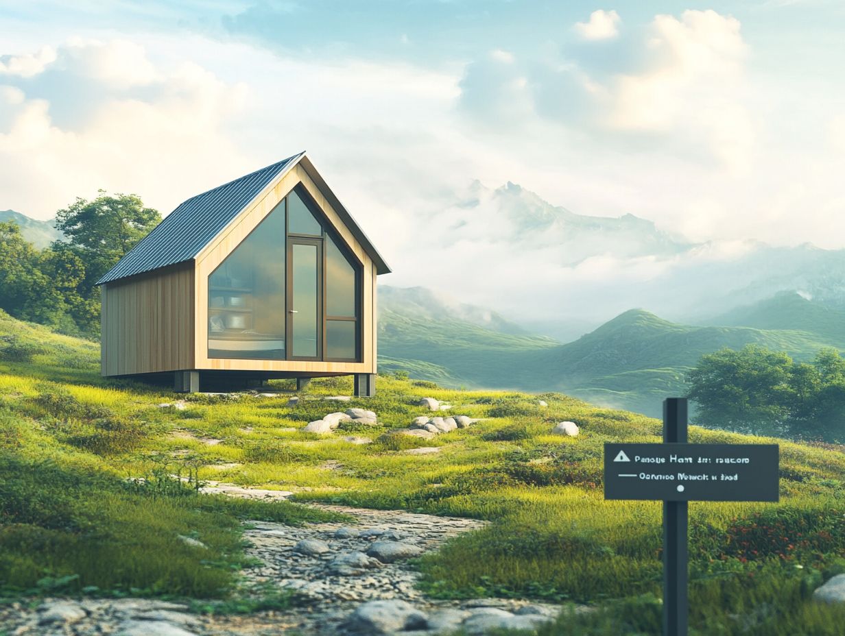 Image illustrating Frequently Asked Questions about tiny houses.