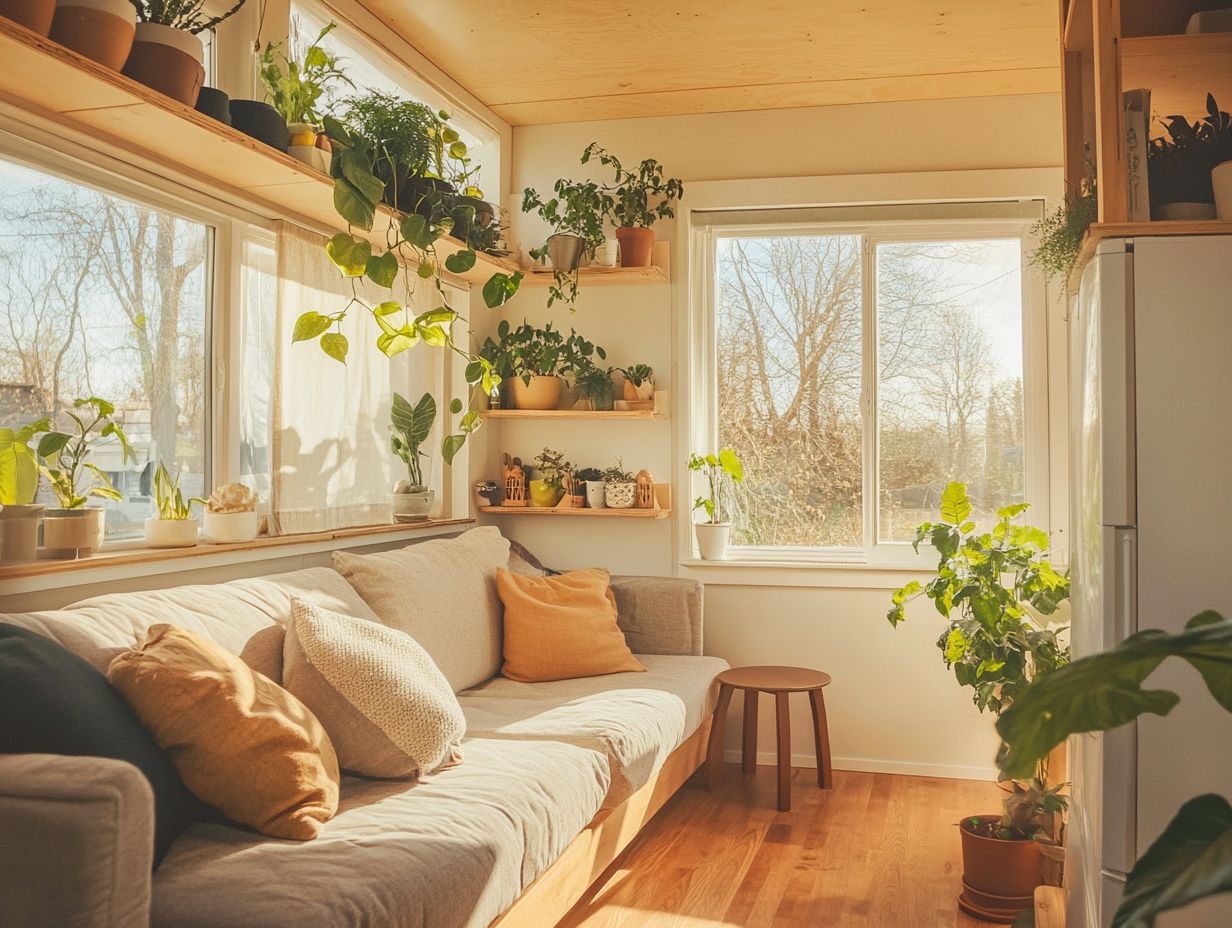 Discover practical tips for boosting mental health in your cozy tiny home