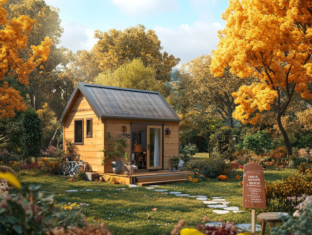 Illustration highlighting the importance of zoning laws for tiny house living.