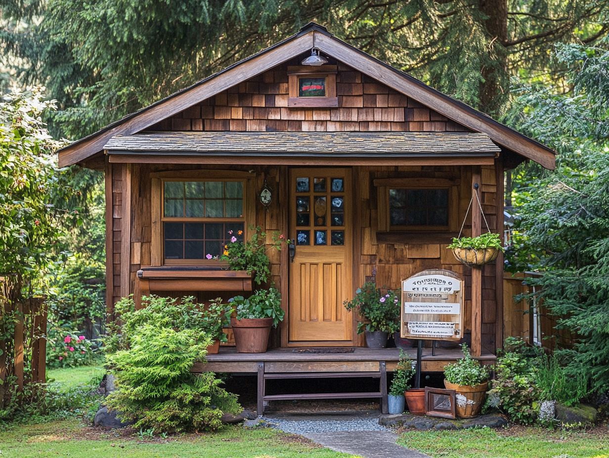 A cozy tiny house illustrating the benefits of minimalist living