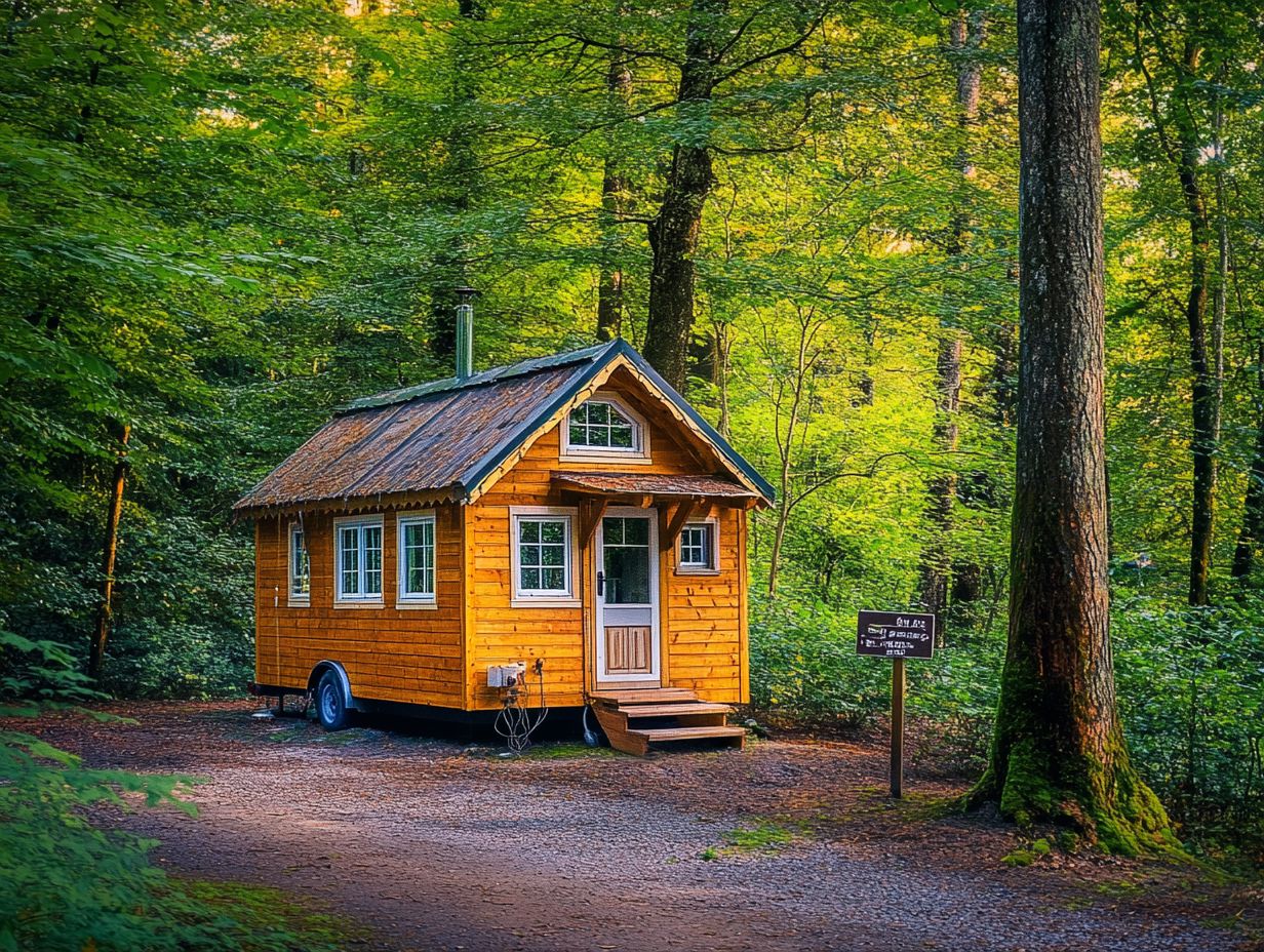 Visual representation of key takeaways for tiny house zoning.