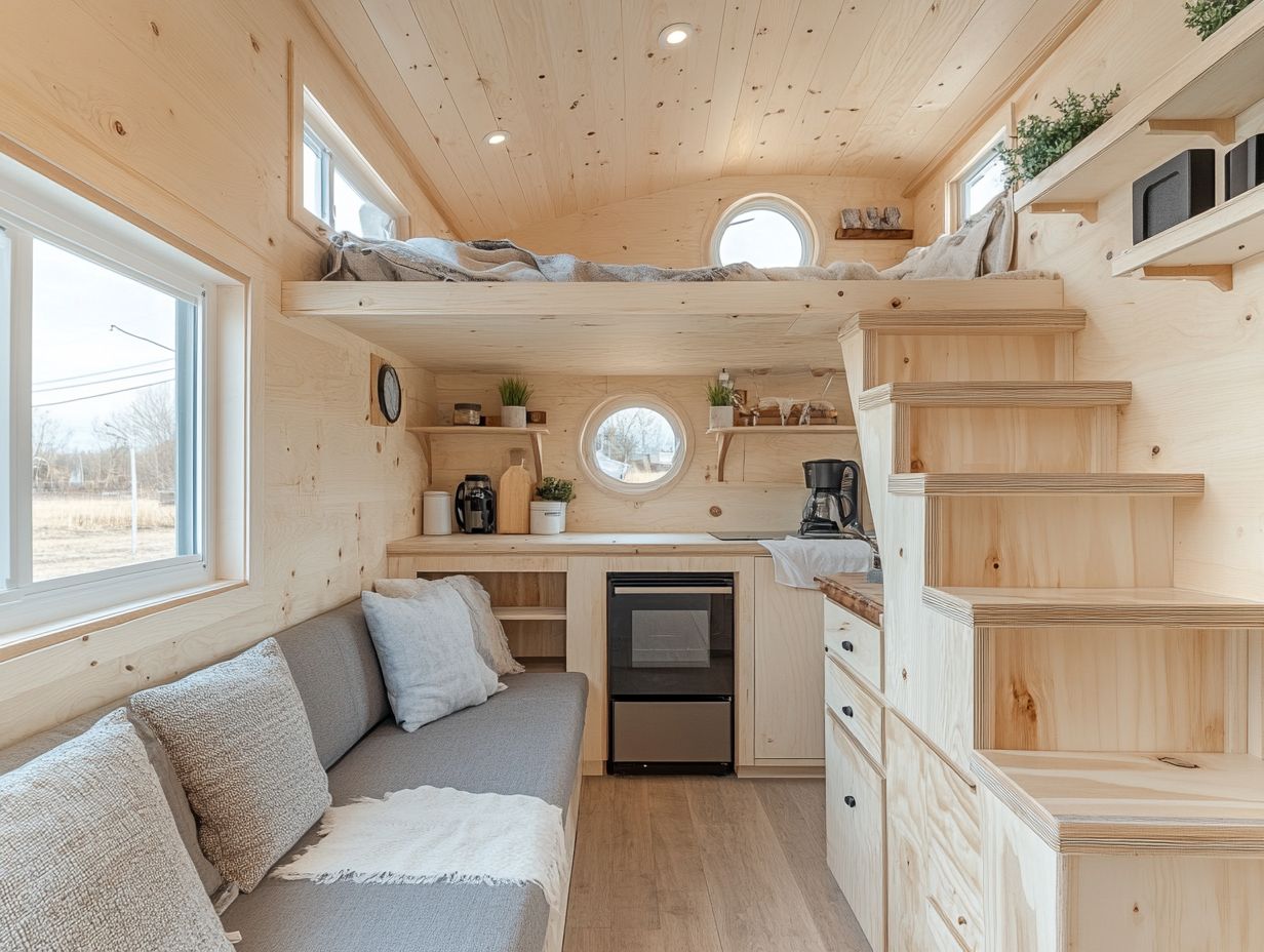 Visual guide to maintaining a clutter-free tiny house