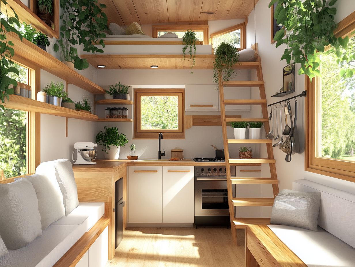 A visual representation of the key takeaways for tiny house living.