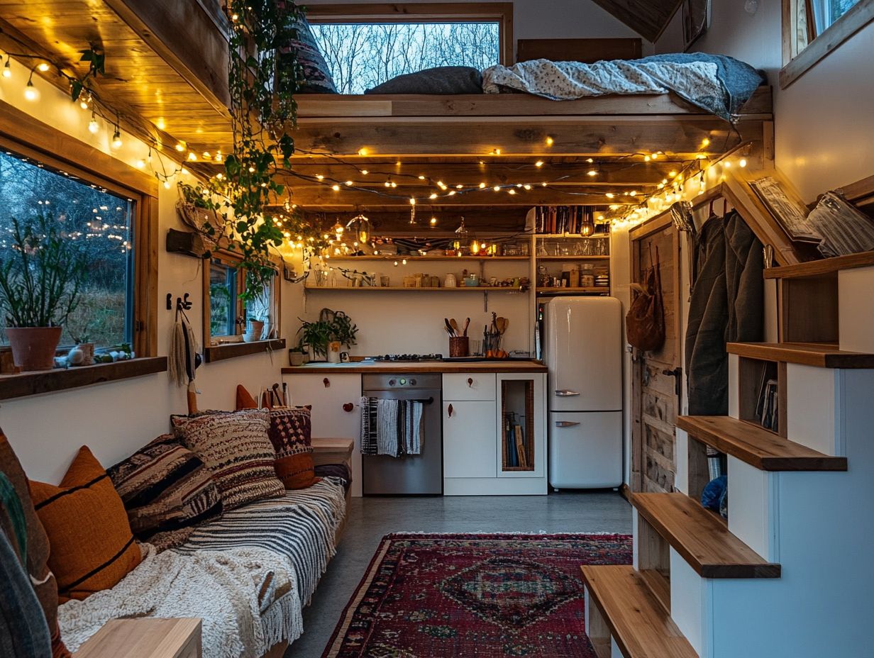 Unique DIY lighting ideas for tiny houses