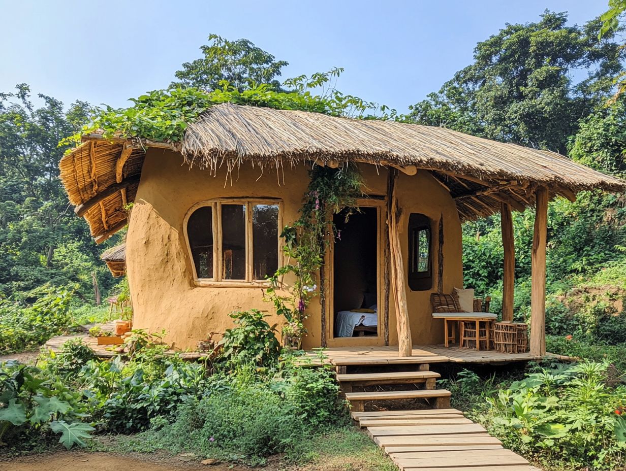 Earthbag home showcasing strength and durability in a sustainable design.