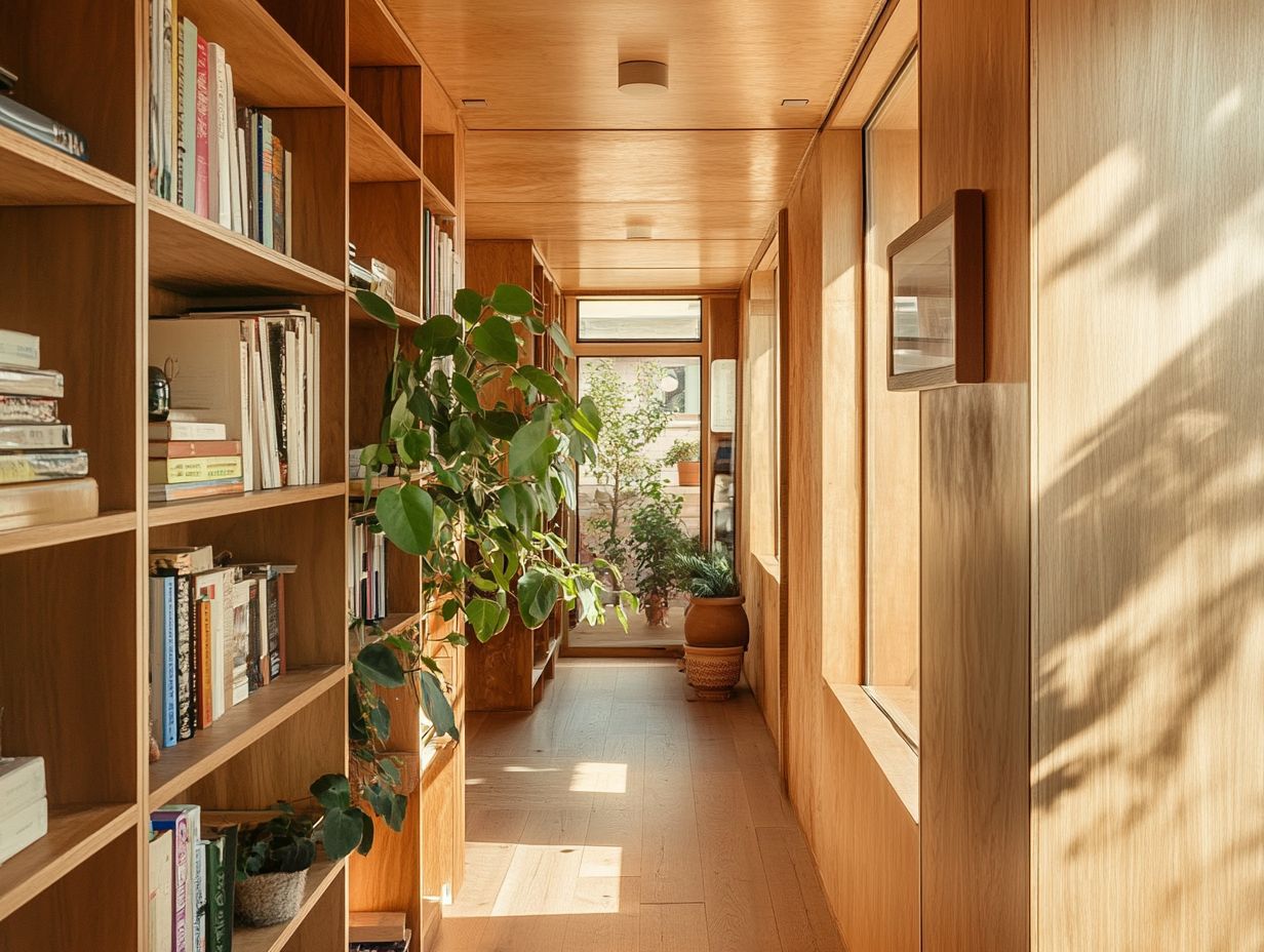 Benefits of utilizing hallways in tiny house design