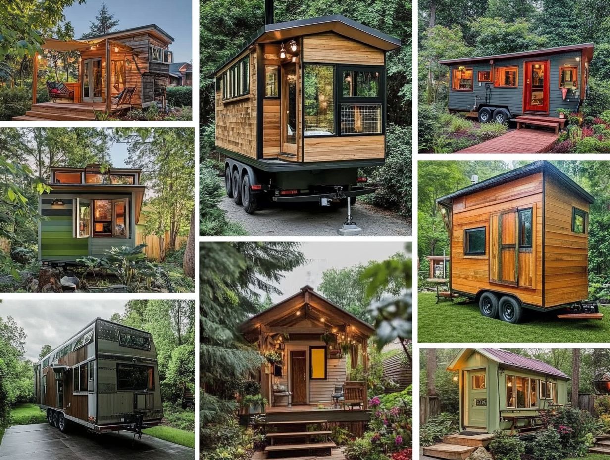 Image showing popular tiny house styles