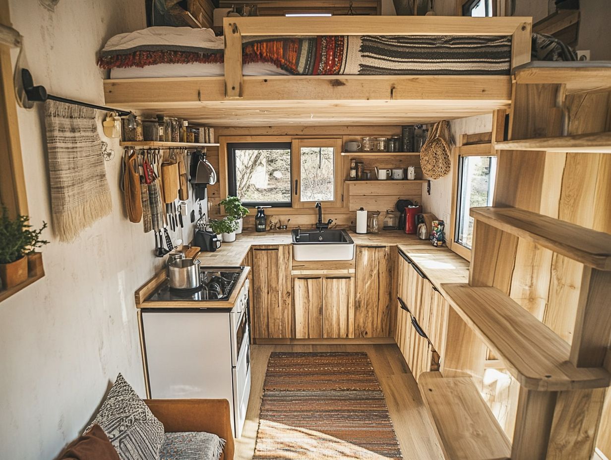 Image showing frequently asked questions about tiny house living