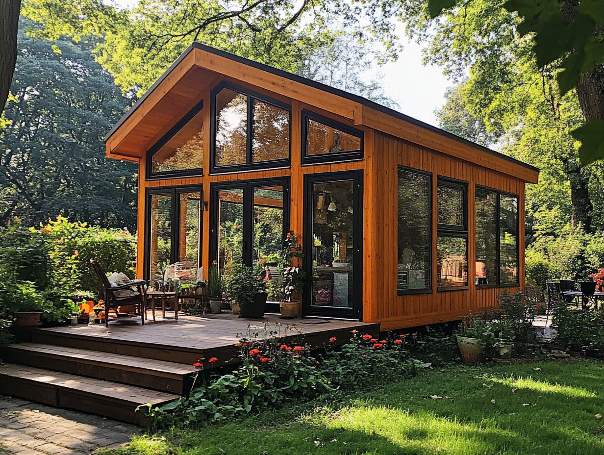 An overview of the Tiny House Movement, showcasing various tiny house designs.